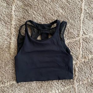 Lululemon crop tank bra